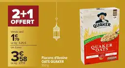 Carrefour QUAKER OATS Flocons d'Avoine offre