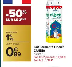 Carrefour CANDIA Lait Fermenté Elben offre