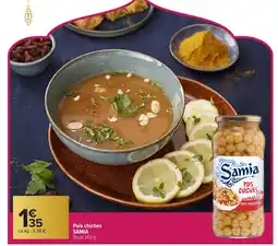 Carrefour SAMIA Pois chiches offre