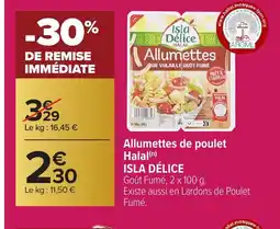 Carrefour ISLA DÉLICE Allumettes de poulet Halal offre