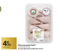 Carrefour Pilons de poulet Halal offre