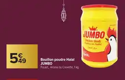 Carrefour JUMBO Bouillon poudre Halal offre