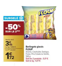 Carrefour FLOUP Berlingots glacés offre