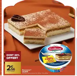 Carrefour GALBANI Mascarpone offre