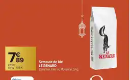 Carrefour LE RENARD Semoule de blé offre