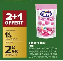 Carrefour FINI Bonbons Halal offre