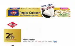 Carrefour ALBAL Papier cuisson offre