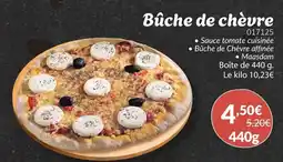 Gel 2000 Bûche de chèvre offre