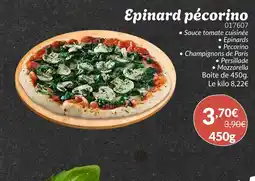 Gel 2000 Epinard pécorino offre