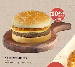 Gel 2000 6 cheeseburgers offre