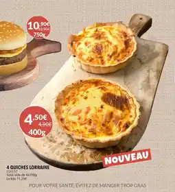 Gel 2000 4 quiches lorraine offre