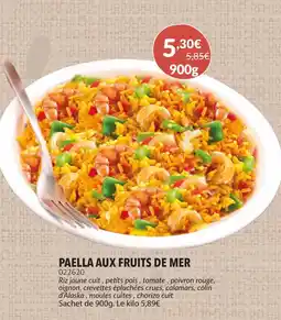 Gel 2000 Paella aux fruits de mer offre