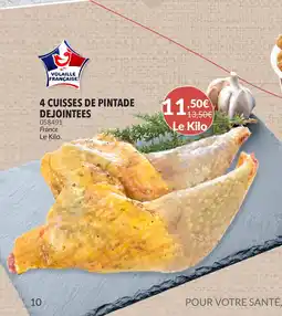 Gel 2000 4 cuisses de pintade dejointees offre