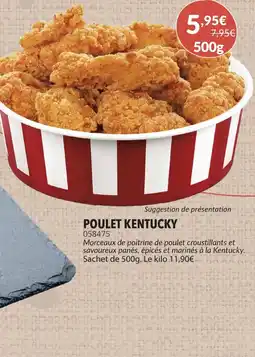 Gel 2000 Poulet kentucky offre