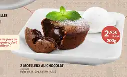 Gel 2000 2 moelleux au chocolat offre