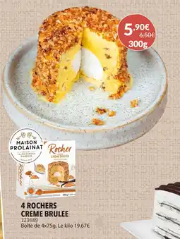 Gel 2000 4 rochers creme brulee offre