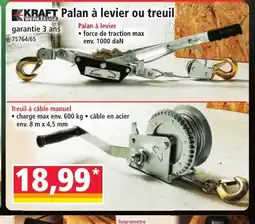 Norma KRAFT Palan à levier ou treuil offre