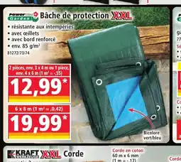 Norma POWER GARDEN Bâche de protection XXL offre