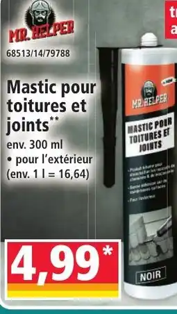 Norma Mastic pour toitures et joints offre