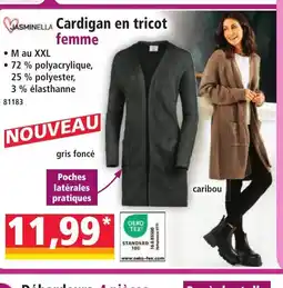 Norma JASMINELLA Cardigan en tricot femme offre