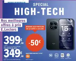 E.Leclerc Smartphone redmi note 15 pro offre