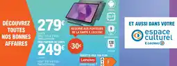 E.Leclerc Tablette idea tab plus lenovo offre