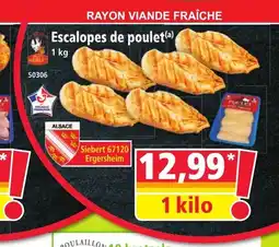 Norma Escalopes de poulet offre