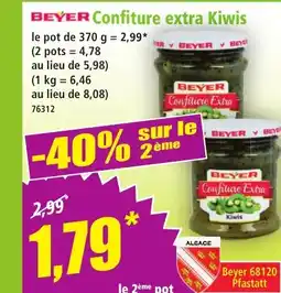 Norma BEYER Confiture extra Kiwis offre