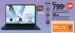 E.Leclerc Pc portable vivobook m1807ha- s8123w asus offre