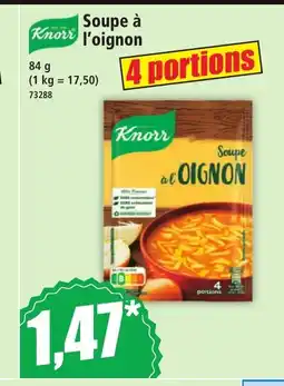 Norma KNORR Soupe à l'oignon offre