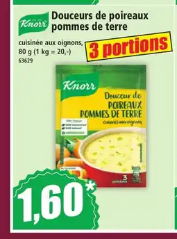 Norma KNORR Douceurs de poireaux pommes de terre offre