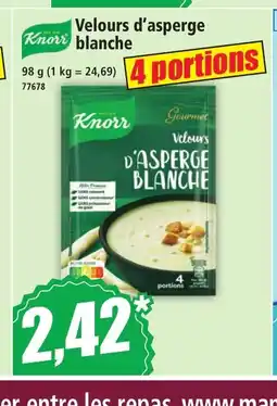 Norma KNORR Velours d'asperge Knorr blanche offre