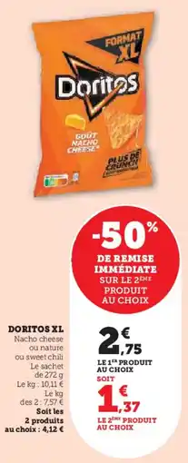 Hyper U Doritos xl offre