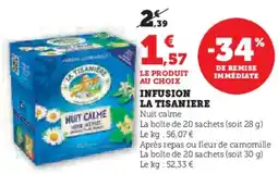 Hyper U Infusion la tisaniere offre