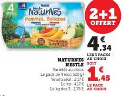 Hyper U Naturnes nestle soit offre