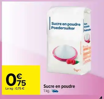 Carrefour Sucre en poudre offre