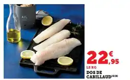 Hyper U Dos de cabillaud offre