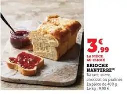 Hyper U Brioche nanterre offre