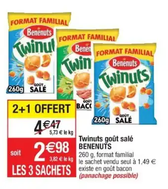 Twinuts goût salé