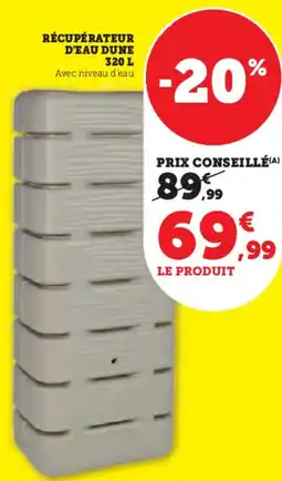 Hyper U Récupérateur d'eau dune offre