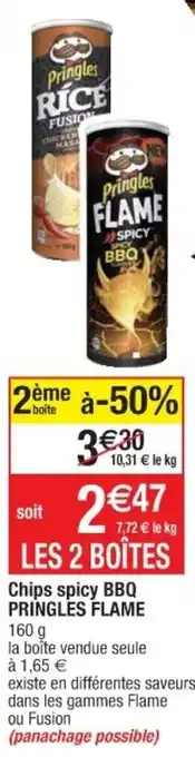 Cora x Carrefour Chips spicy BBQ offre