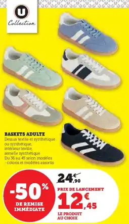 Hyper U Baskets adulte offre