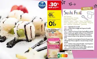Carrefour Riz spécial dessert CARREFOUR offre