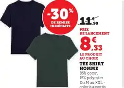 Hyper U Tee shirt homme offre