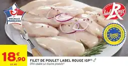 Intermarché Express Filet de poulet label rouge igp offre