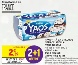 Intermarché Express Yaourt à la grecque stracciatella yaos nestlé offre