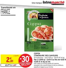 Intermarché Express Coppa itinéraire des saveurs offre
