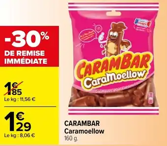Carrefour CARAMBAR caramoellow offre