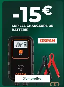 Feu Vert Osram - chargeurs de batterie offre