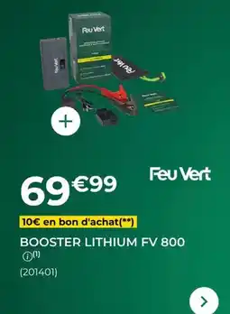 Feu Vert Feu vert - booster lithium fv 800 offre